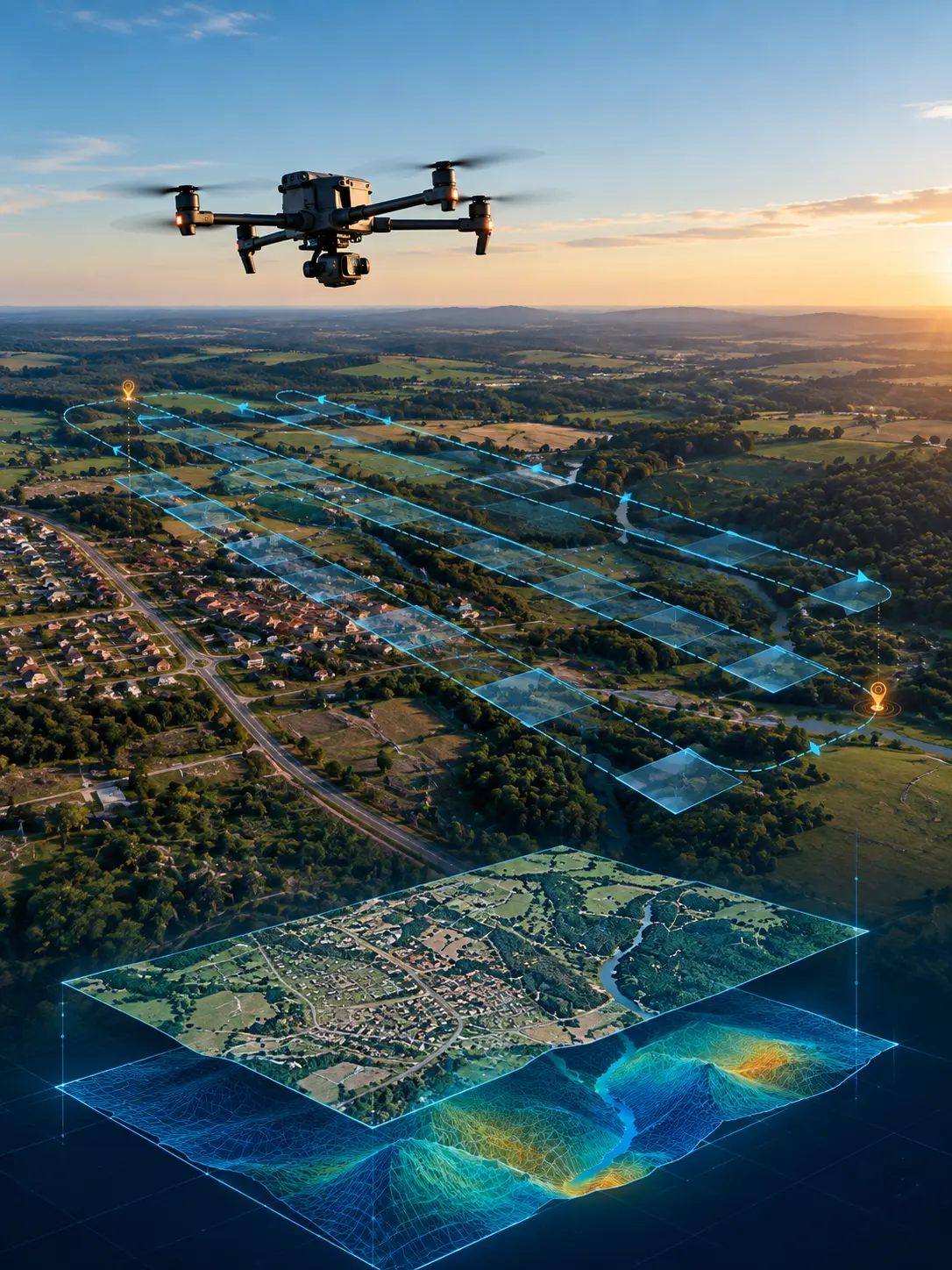 Aerolevantamento com drone